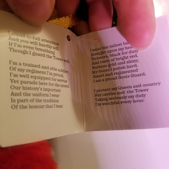 593G NWT Plush Soft Stuffed Tower of London Guardsman Bear Authentic Collectible - Picture 8 of 12